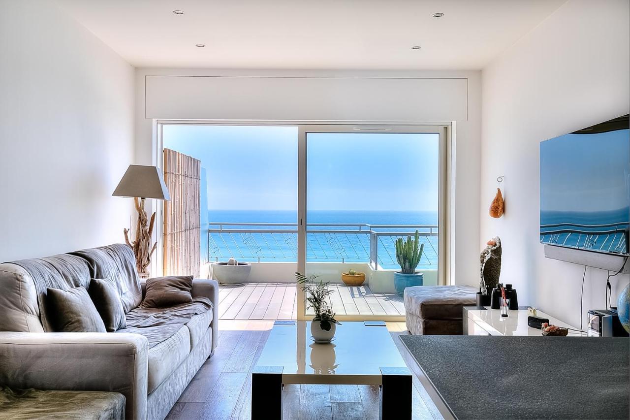 Le Florentina, Dernier Etage Avec Terrasse, Vue Sur La Baie Des Anges Apartment Nisa Exterior foto